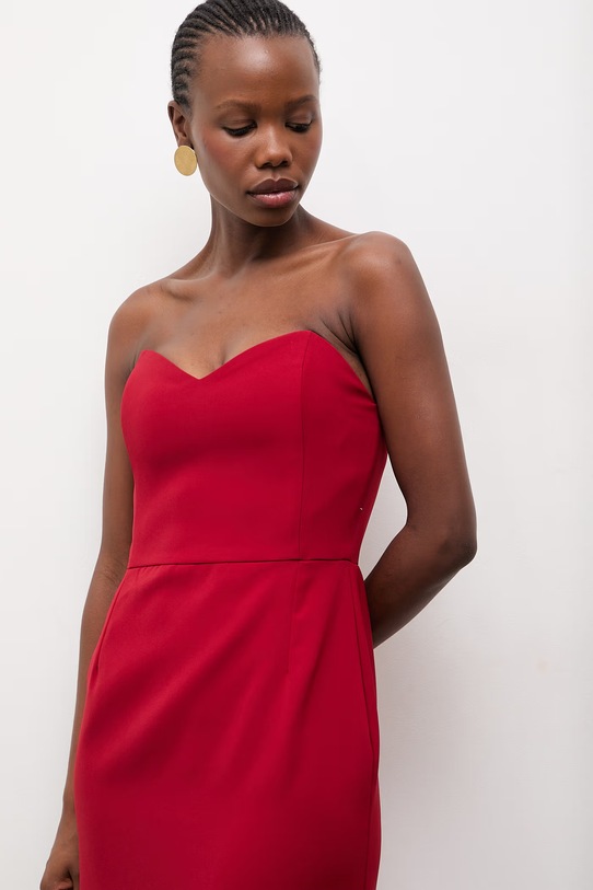Answear.LAB sukienka DUOKALP.tok czerwony
