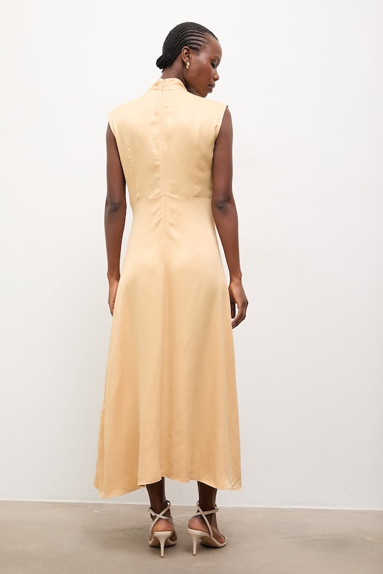 Odzież Answear.LAB sukienka EL2960 żółty