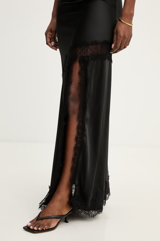 Answear.LAB sukienka bieliźniana czarny WS26-SUD142