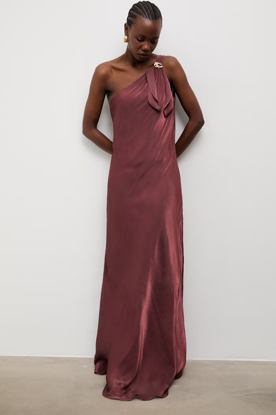 Answear.LAB šaty 58420 hnedá WS26