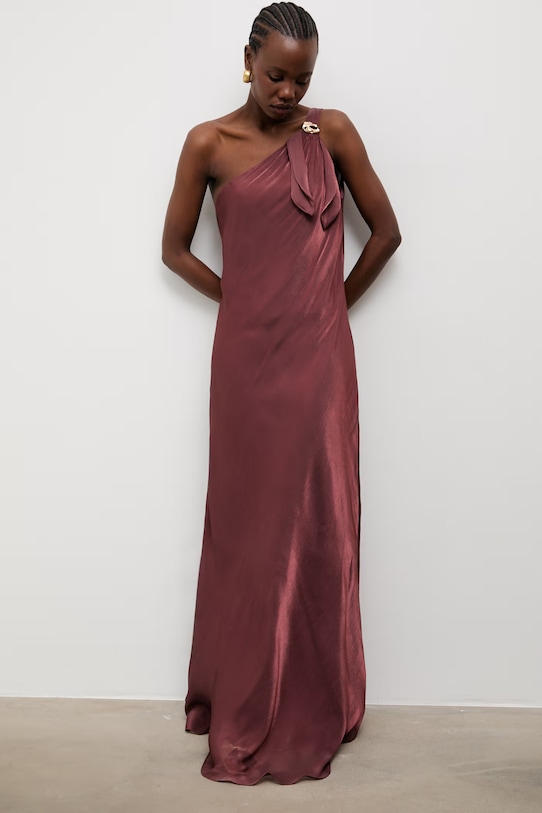 Answear.LAB šaty 58420 hnedá WS26