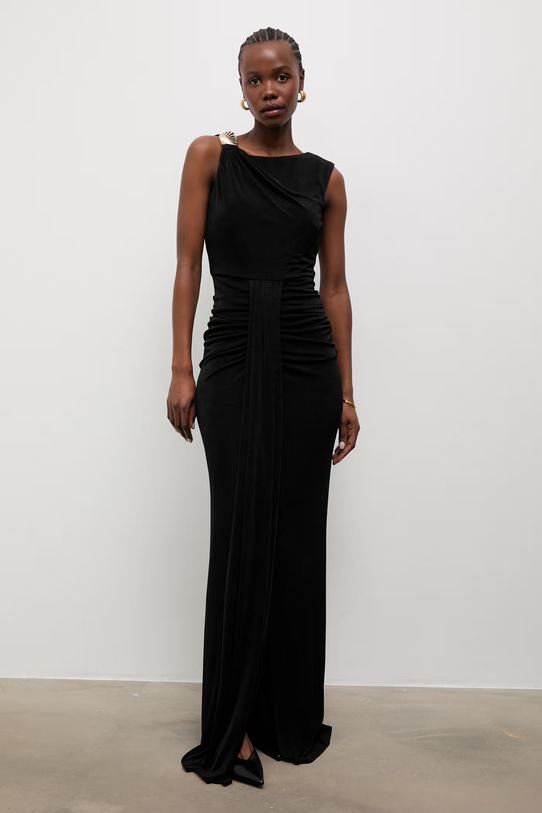 Answear.LAB šaty 58447 čierna WS26