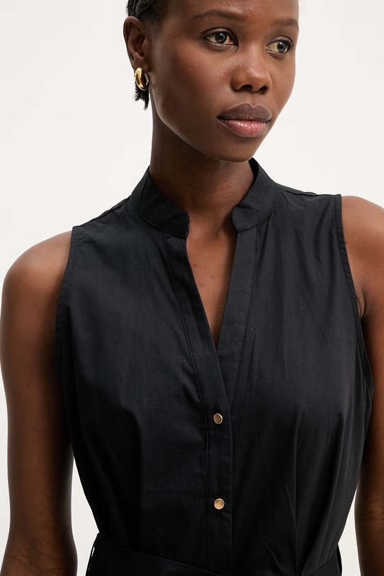 Answear.LAB sukienka bawełniana WS26-SUD151 czarny