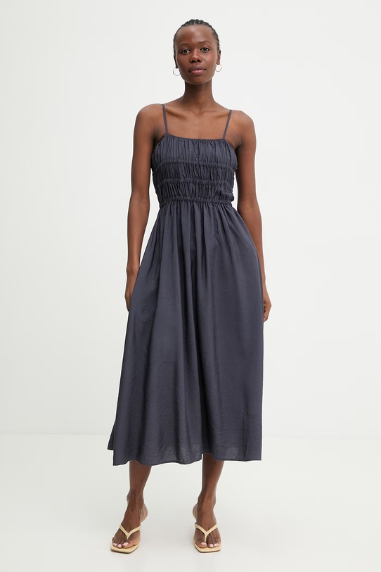 Answear.LAB sukienka letnia WS26-SUD152 granatowy WS26