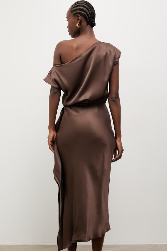 Odzież Answear.LAB sukienka EL3659 brązowy