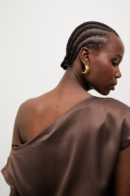 Answear.LAB sukienka EL3659 brązowy