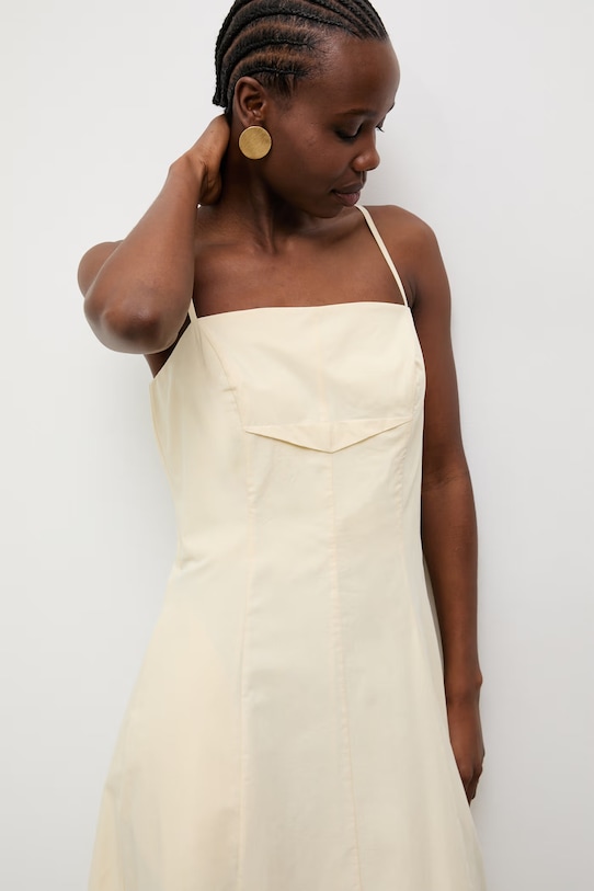 Answear.LAB сукня бавовняна жовтий EL3600