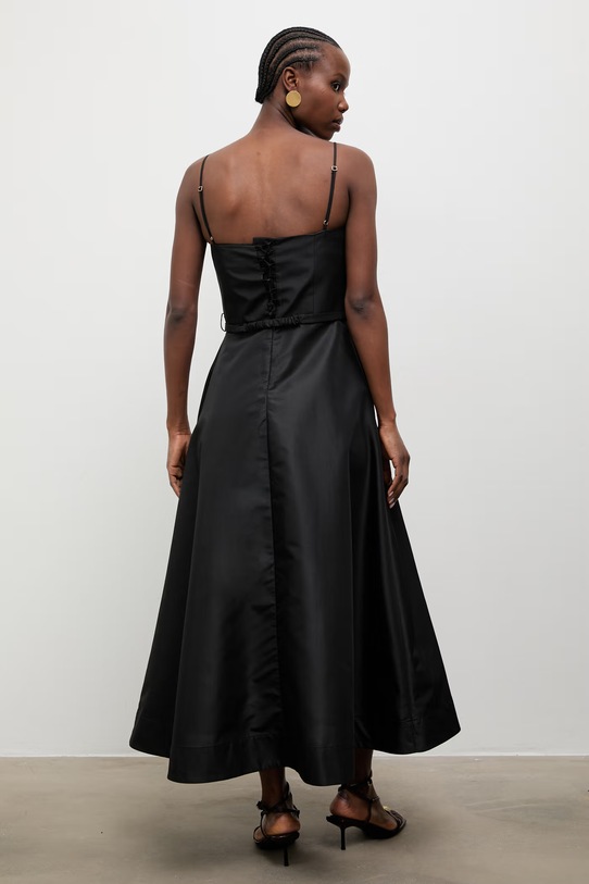 Odzież Answear.LAB sukienka gorsetowa EL3819 czarny