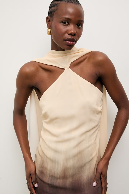 Answear.LAB sukienka z lyocellem EL3779.tok