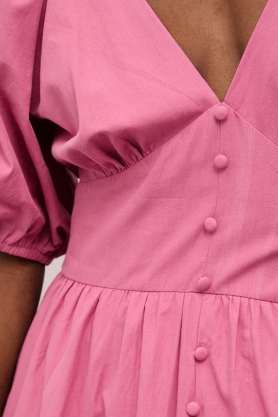 Answear.LAB letné šaty bavlnené ružová PS9395S.fak