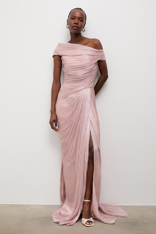 Answear.LAB sukienka gorsetowa różowy AB0975