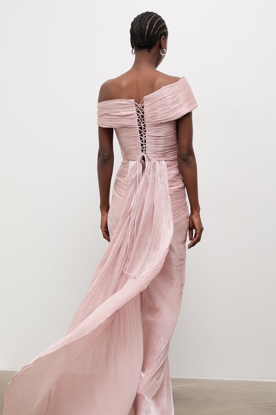 Odzież Answear.LAB sukienka gorsetowa AB0975 różowy