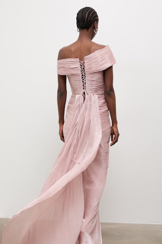 Odzież Answear.LAB sukienka gorsetowa AB0975 różowy