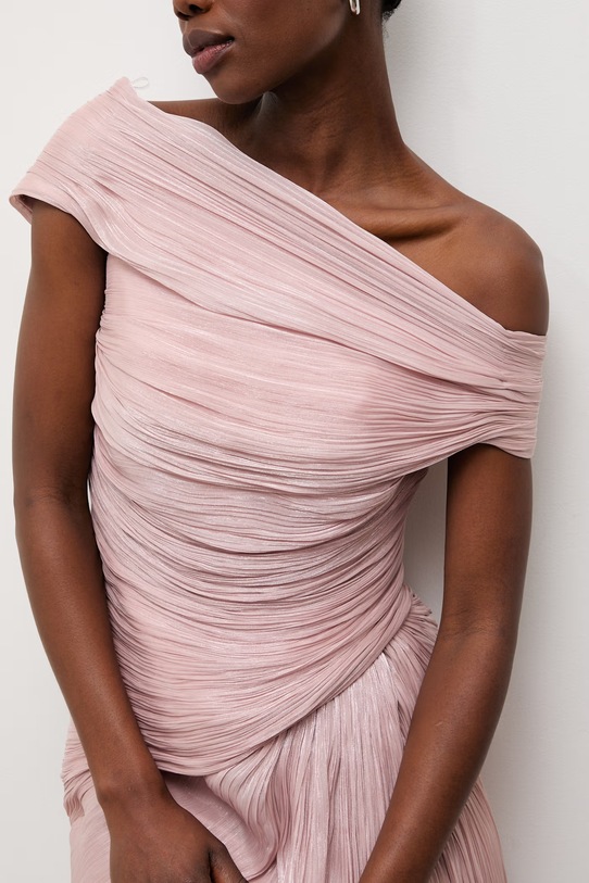 Answear.LAB sukienka gorsetowa różowy AB0975