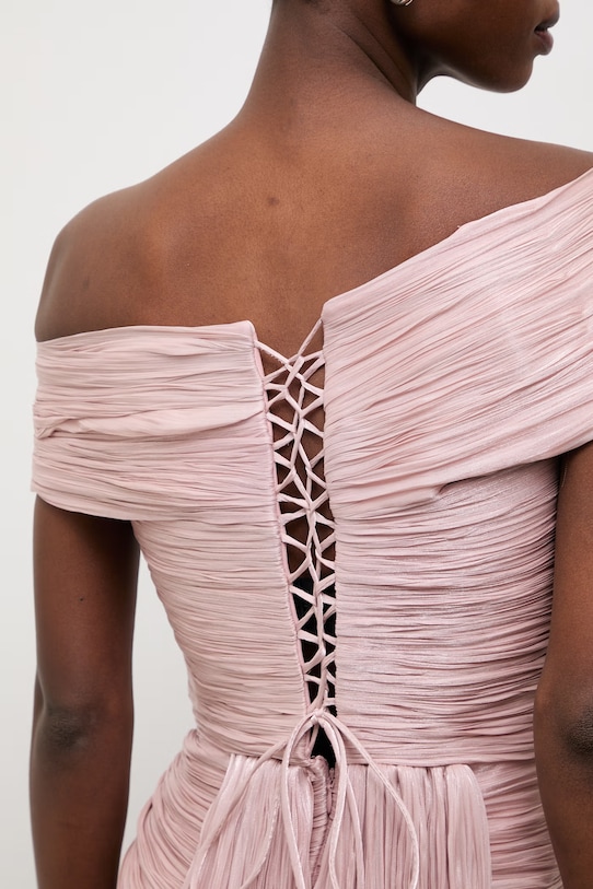 Answear.LAB sukienka gorsetowa AB0975 różowy