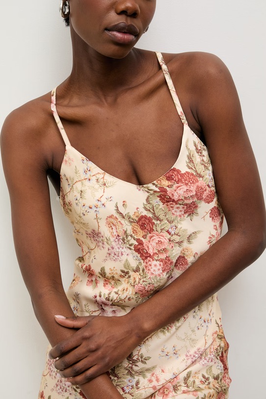 Answear.LAB sukienka z wiskozy beżowy 95073.iak