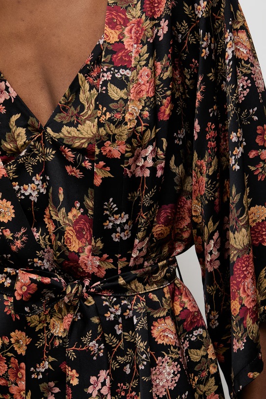 Answear.LAB zavinovací šaty z viskózy 95072.iak černá