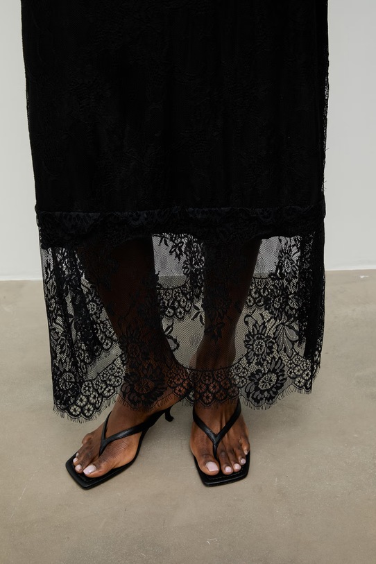 Answear.LAB sukienka bieliźniana 56278.iak czarny