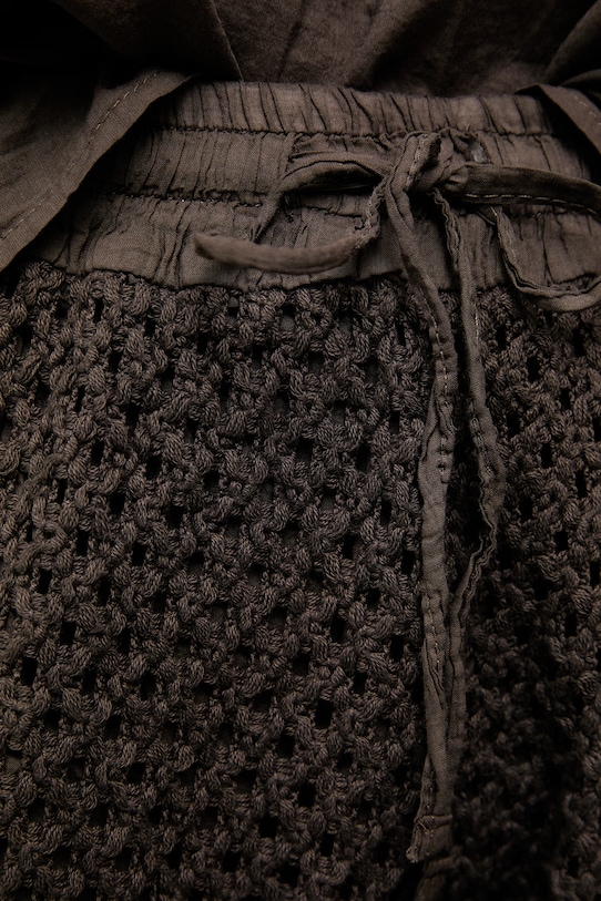 Answear.LAB szorty damskie bawełniane brązowy WS26-SZD003