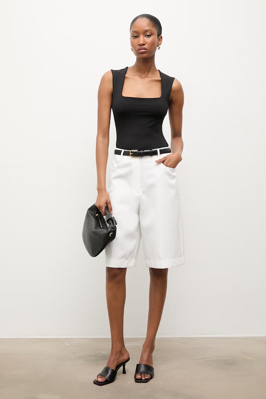 Answear.LAB szorty 971408.hak biały WS26