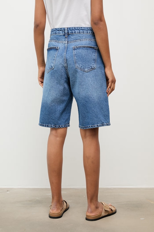 Odzież Answear.LAB szorty damskie bawełniane 512.tok niebieski