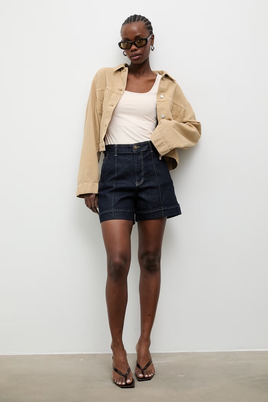 Answear.LAB szorty damskie jeansowe 45337S6.tok granatowy WS26