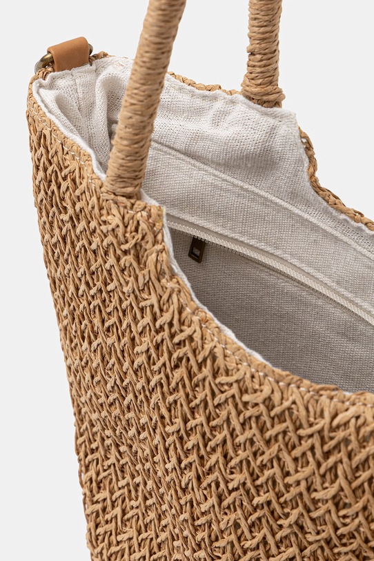 Answear.LAB torebka crossbody damska pleciona MXXJD2502450899.hak brązowy