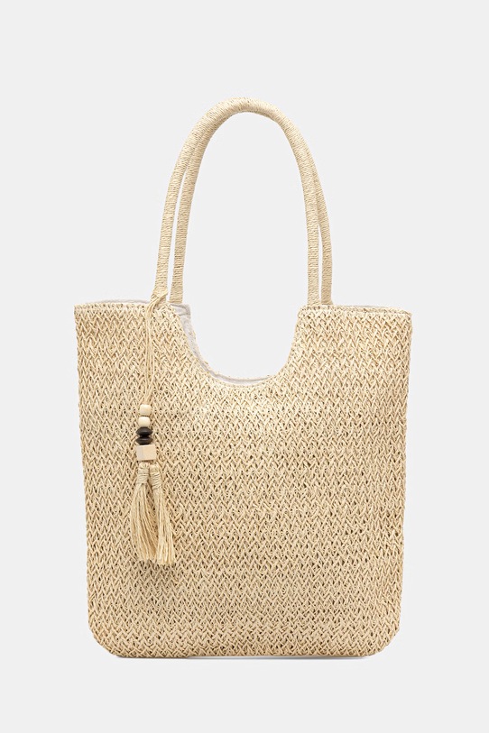 Answear.LAB torba plażowa damska pleciona beżowy MXXJD2502440899.hak