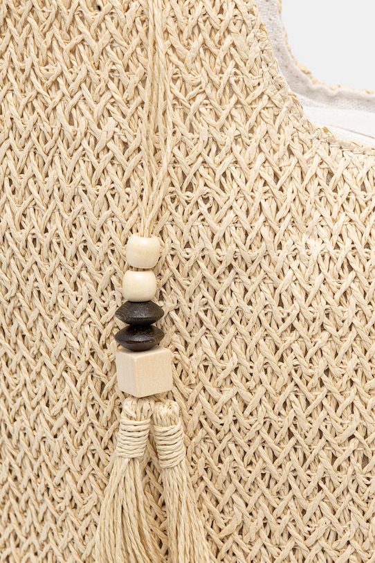 Answear.LAB torba plażowa damska pleciona beżowy MXXJD2502440899.hak