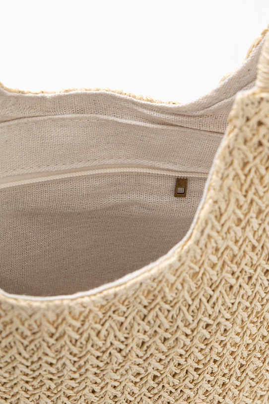 Answear.LAB torba plażowa damska pleciona MXXJD2502440899.hak beżowy