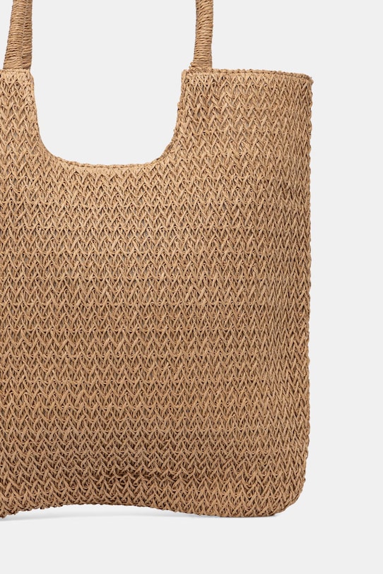 Akcesoria Answear.LAB torba plażowa damska pleciona MXXJD2502440899.hak brązowy