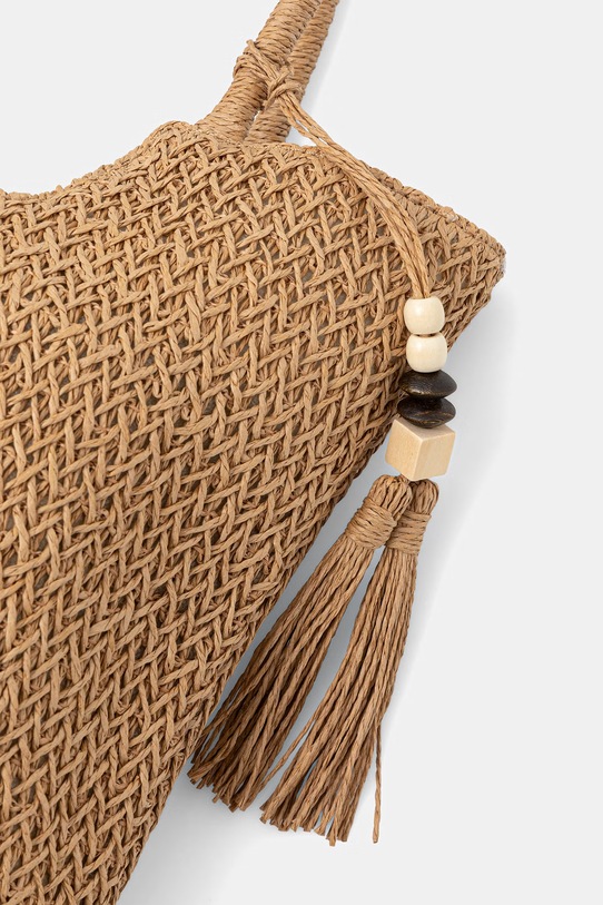 Answear.LAB torba plażowa damska pleciona brązowy MXXJD2502440899.hak