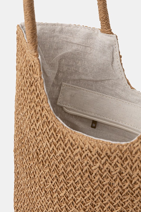 Answear.LAB torba plażowa damska pleciona MXXJD2502440899.hak brązowy