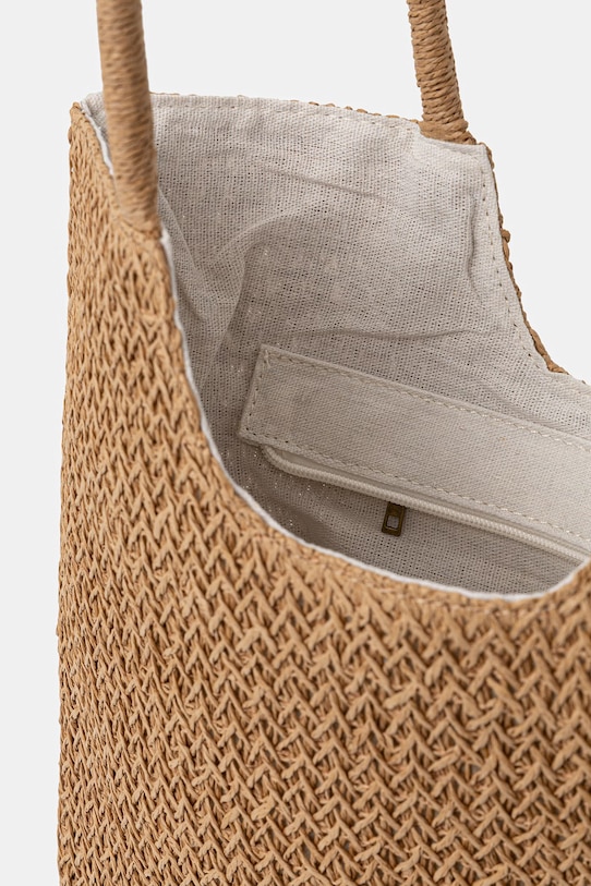 Answear.LAB torba plażowa damska pleciona MXXJD2502440899.hak brązowy