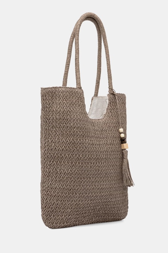 Answear.LAB torba plażowa damska pleciona MXXJD2502440899.hak brązowy WS26