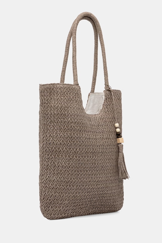Answear.LAB torba plażowa damska pleciona MXXJD2502440899.hak brązowy WS26