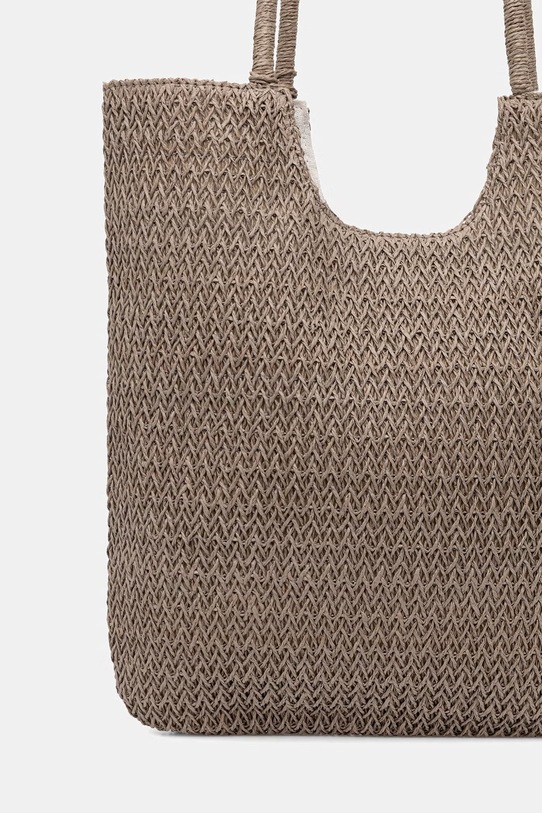 Akcesoria Answear.LAB torba plażowa damska pleciona MXXJD2502440899.hak brązowy