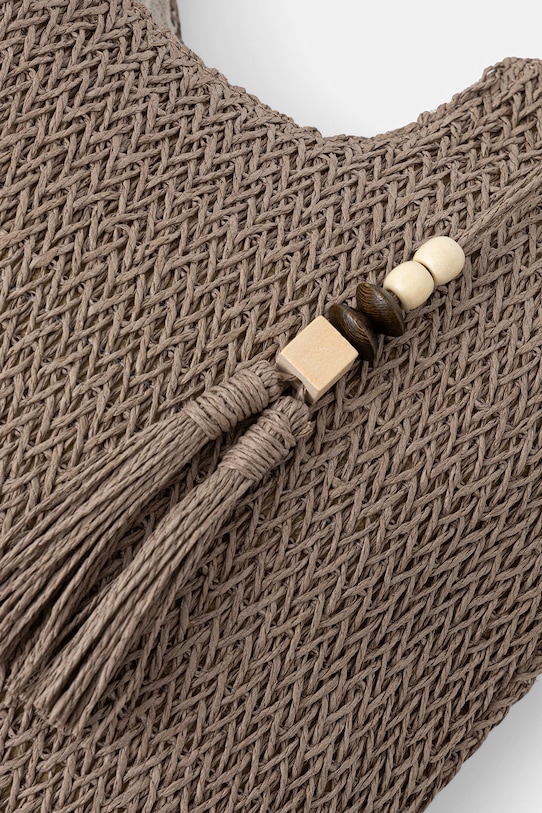 Answear.LAB torba plażowa damska pleciona brązowy MXXJD2502440899.hak