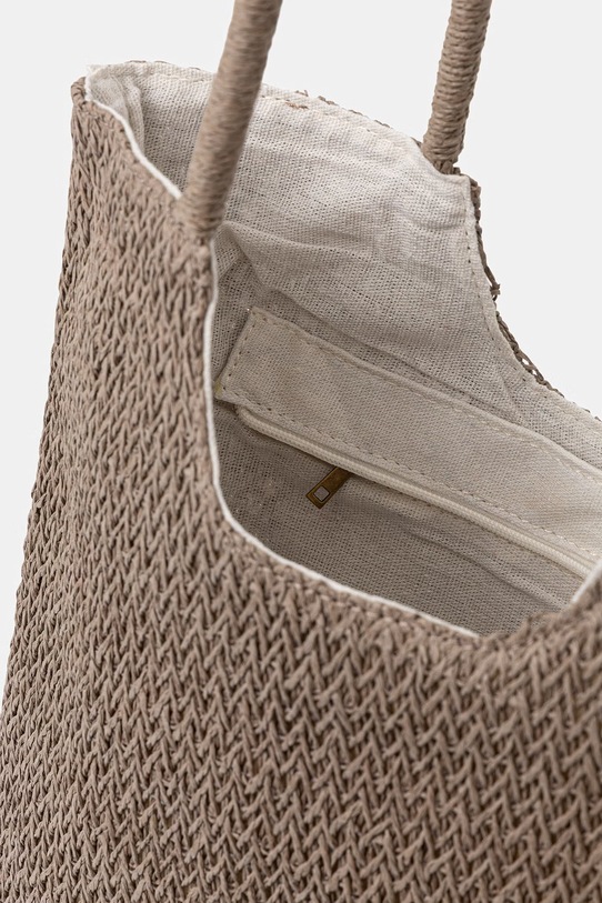 Answear.LAB torba plażowa damska pleciona MXXJD2502440899.hak brązowy