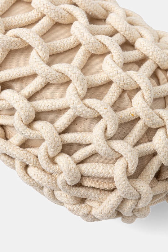 Answear.LAB torebka crossbody damska bawełniana beżowy 25011.hak