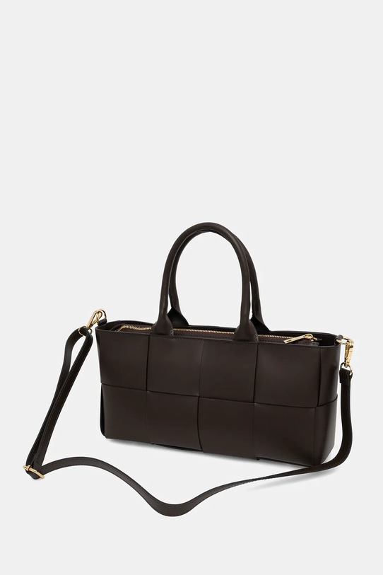 Akcesoria Answear.LAB torebka skórzana A00032-P.isr brązowy