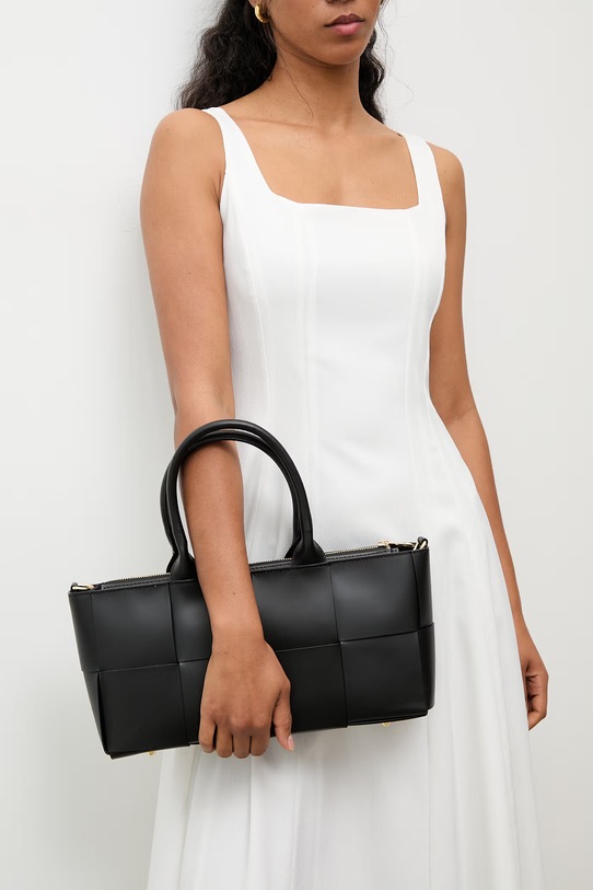 Δερμάτινη τσάντα Answear.LAB λείο δέρμα μαύρο WS26-TOD007