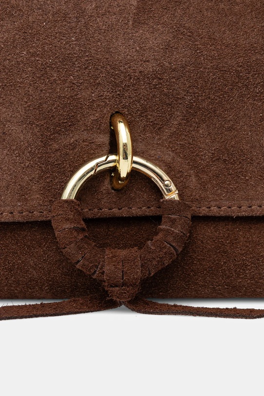 Answear.LAB torebka zamszowa brązowy C00046.isr