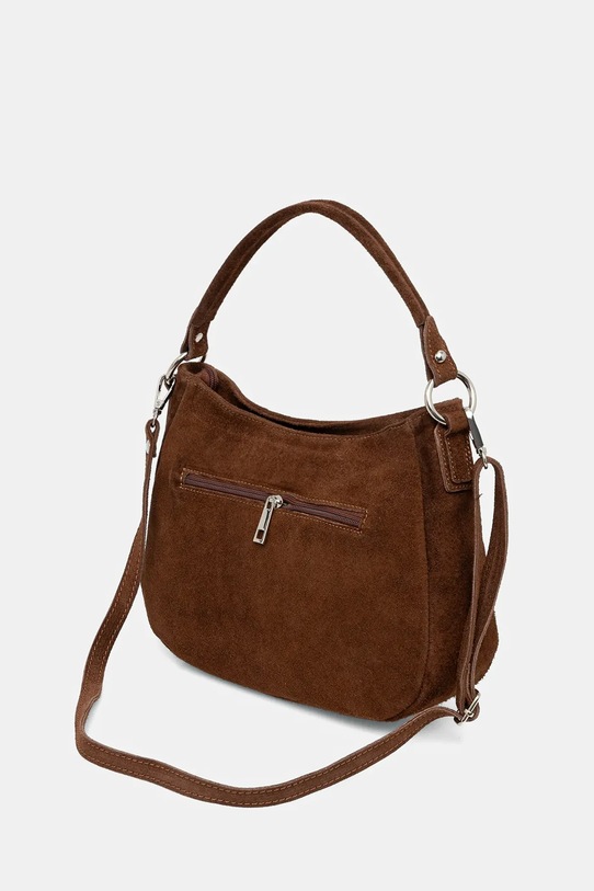 Akcesoria Answear.LAB torebka zamszowa C00050.isr brązowy