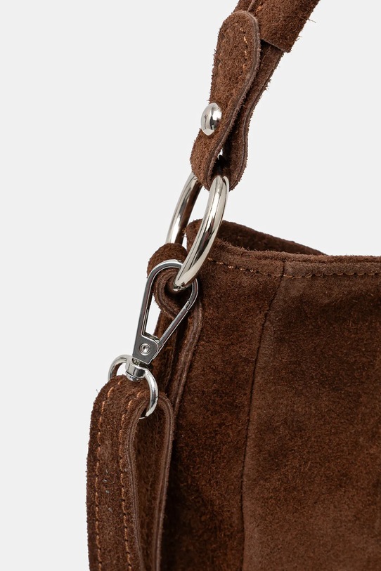 Answear.LAB torebka zamszowa brązowy C00050.isr