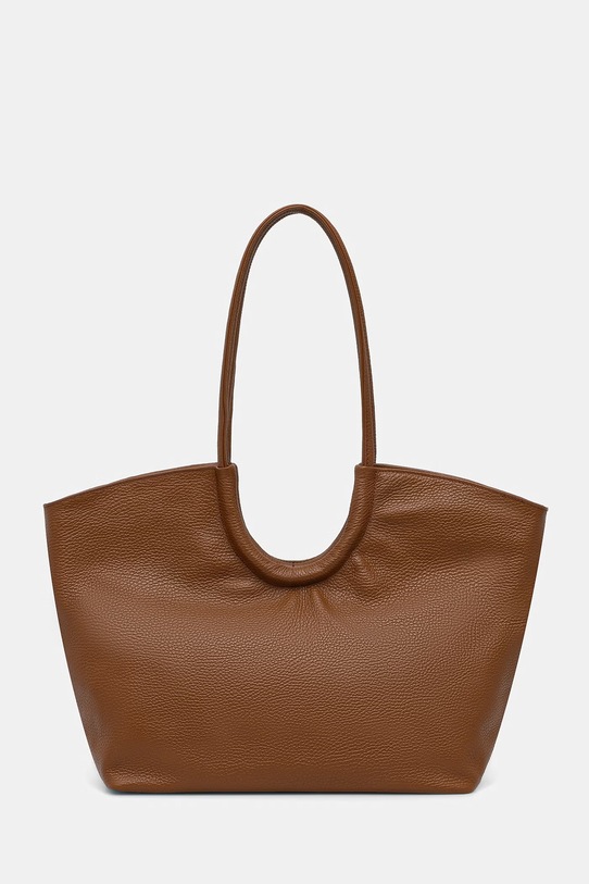 Answear.LAB geantă shopper de damă din piele maro A00053.isr