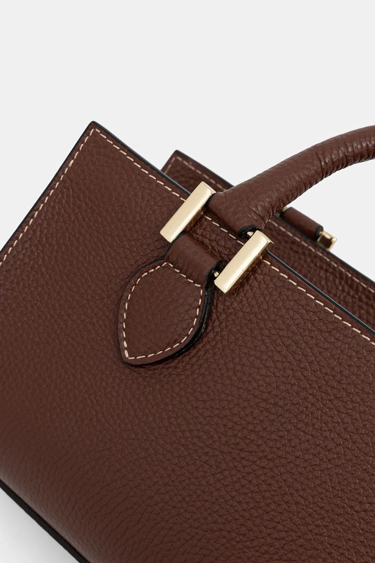 Answear.LAB torebka skórzana A00011.isr brązowy