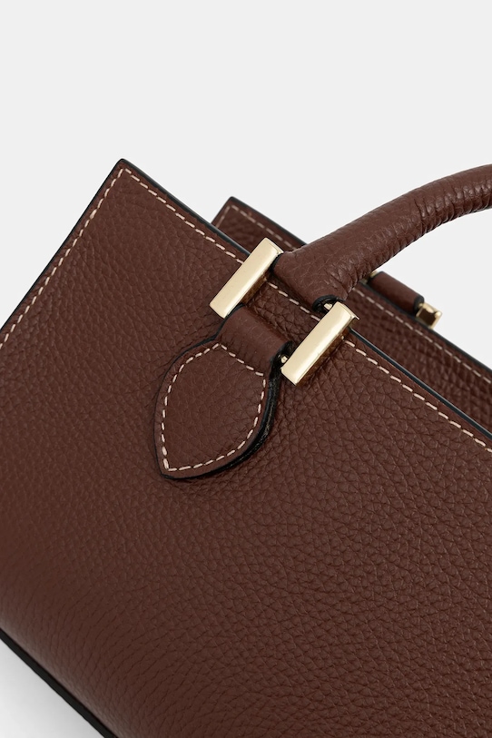 Answear.LAB torebka skórzana A00011.isr brązowy