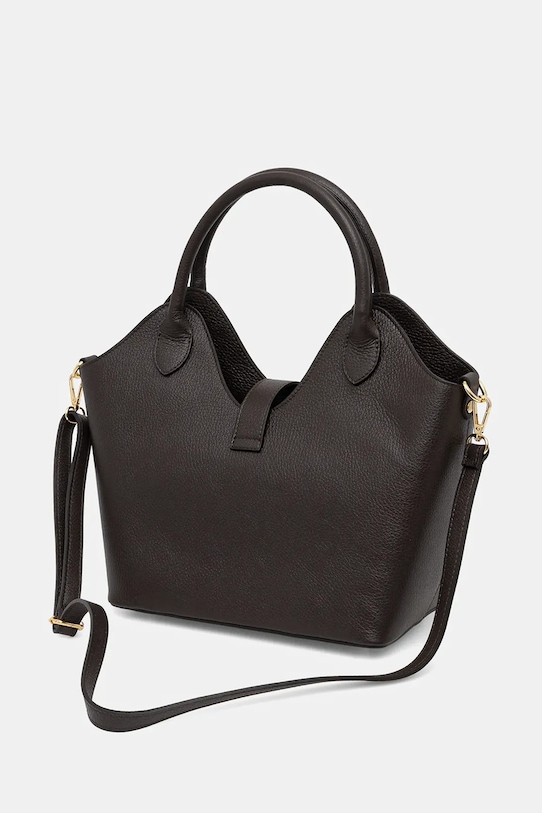 Akcesoria Answear.LAB torebka skórzana C00049G.isr brązowy