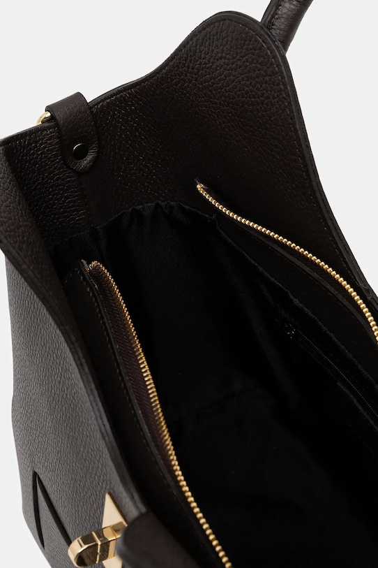 Answear.LAB torebka skórzana C00049G.isr brązowy